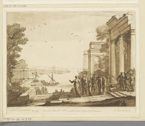 Prenten naar tekeningen van Claude Lorrain by Richard Earlom