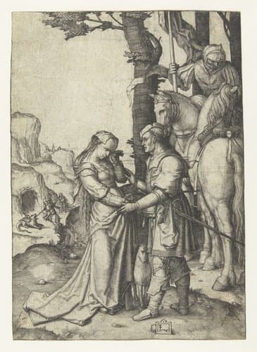 Saint George and the Princess by Lucas van Leyden