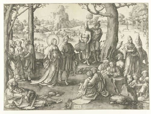 The Worldly Life of Mary Magdalene by Lucas van Leyden