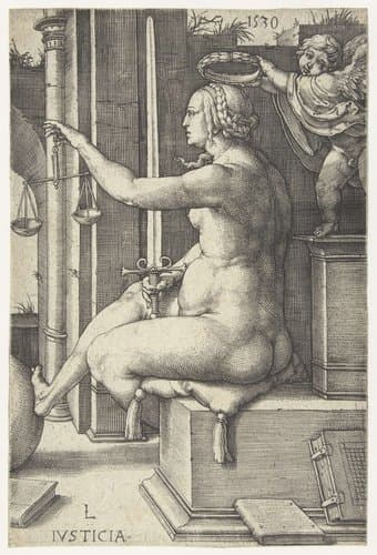 Iusticia by Lucas van Leyden