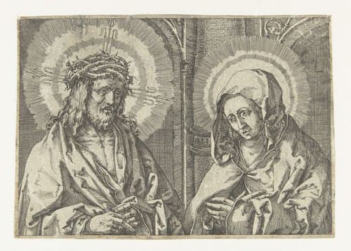 Christus en Maria by anonymous