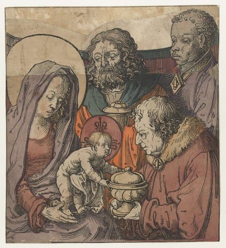 The Adoration of the Magi by Lucas van Leyden