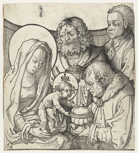 De aanbidding der koningen by anonymous