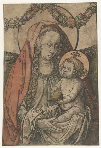 Maria met kind by Lucas van Leyden