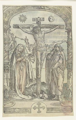 Christus aan het kruis by Lucas van Leyden