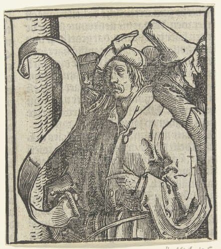 Portret van hertog Pepijn van Brabant by Lucas van Leyden