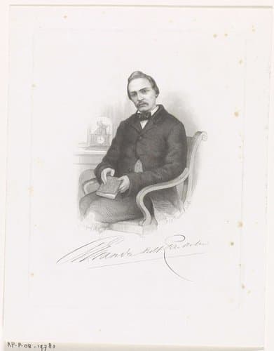 Portret van een onbekende man by Edouard Taurel
