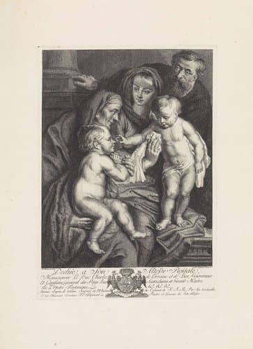 Heilige Familie met Elisabeth en Johannes