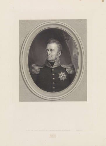 Portret van Willem I Frederik by Benoit Taurel