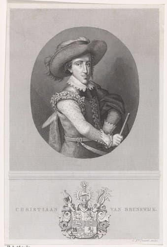 Portret van Christiaan by Edouard Taurel