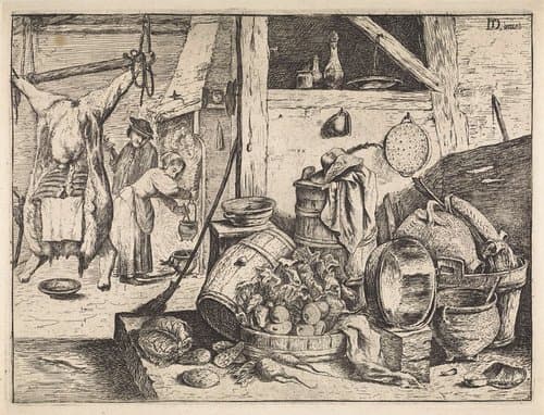 Keukeninterieur by David Teniers (II)