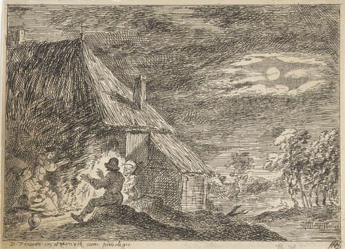 Nachtscène by anonymous