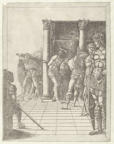 Geseling van Christus by Andrea Mantegna