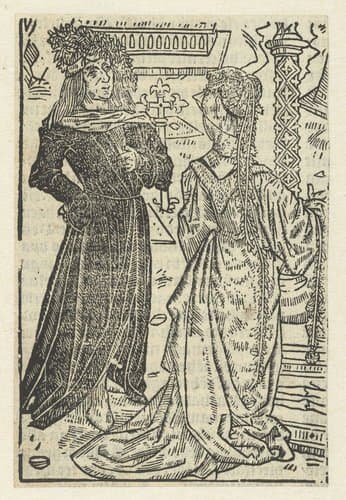 Robrecht I de Fries en Geertruida van Saksen by anonymous