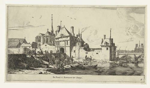 Stadspoort St. Bernard te Parijs by Reinier Nooms