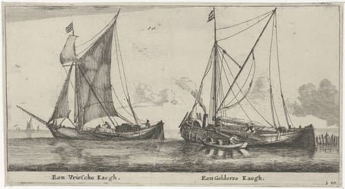 Verscheyde Schepen en Gesichten van Amstelredam by Reinier Nooms