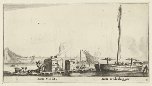 Verschillende schepen en stadsgezichten van Amsterdam, derde deel by Reinier Nooms