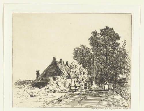 De voedster by Johan Barthold Jongkind