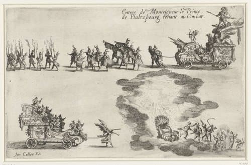 Entree van de prins van Phalsbourg by Jacques Callot