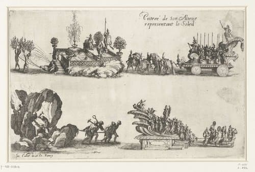 Entree van Karel IV van Lotharingen by Jacques Callot