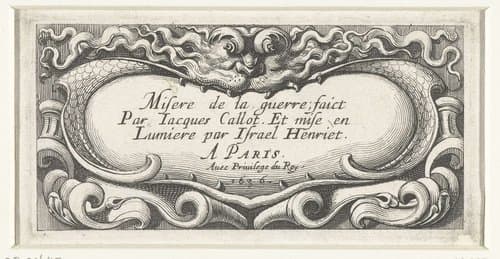 De gruwelen van de oorlog (klein) by Abraham Bosse