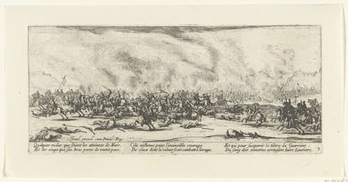 De gruwelen van de oorlog (groot) by Jacques Callot