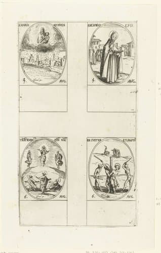 Onze-Lieve-Vrouwe ter Sneeuw (Maria-Kerkwijding) by Jacques Callot