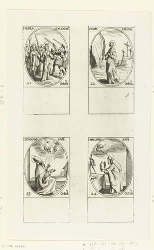 Alle heiligen en de Christelijke feestdagen van het jaar by Jacques Callot