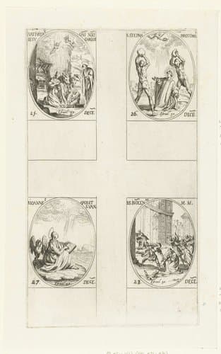 Geboorte van Christus by Jacques Callot