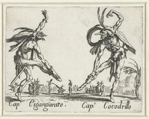 Dansen van Sfessania by Jacques Callot