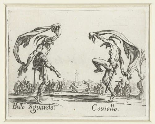 Dansen van Sfessania by Jacques Callot