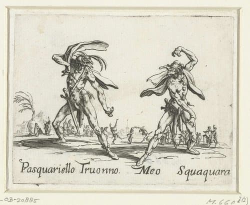 Dansen van Sfessania by Jacques Callot