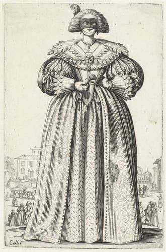 Edellieden uit Lotharingen by Jacques Callot