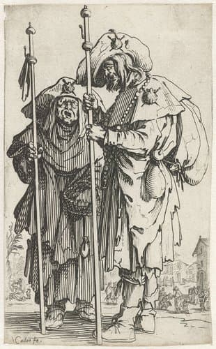 Les Gueux / Les Mendiants / Les Baroni / Les Barons by Jacques Callot