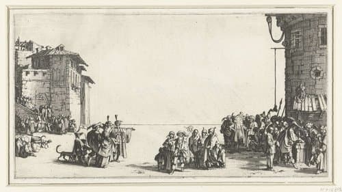 Slavenmarkt by Jacques Callot