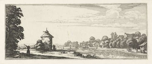 Duiventil by Jacques Callot