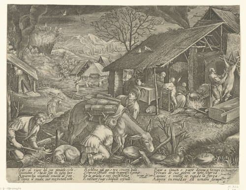 Winter by Jacques Callot