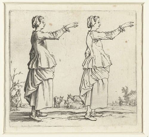 Diverse figuren by Jacques Callot