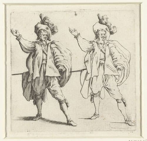 Diverse figuren by Jacques Callot