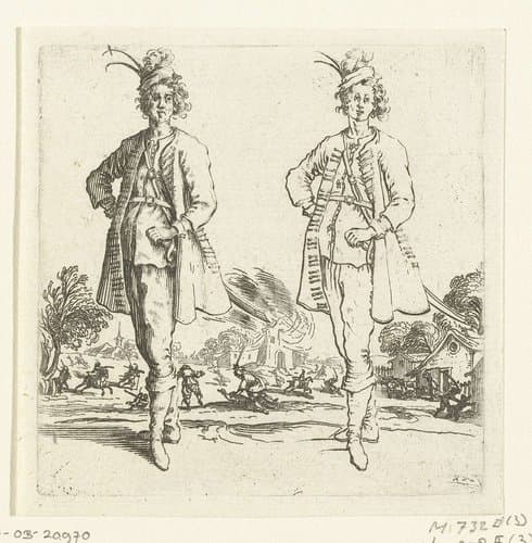 Diverse figuren by Jacques Callot