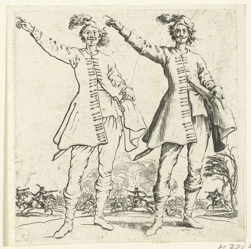 Diverse figuren by Jacques Callot