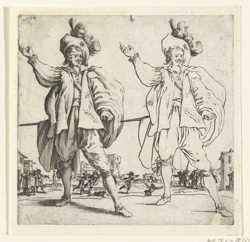 Diverse figuren by Jacques Callot