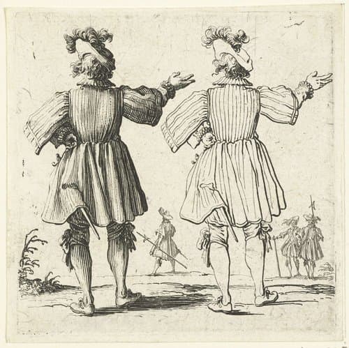 Diverse figuren by Jacques Callot