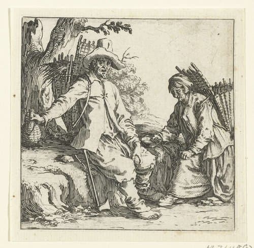 Diverse figuren by Jacques Callot