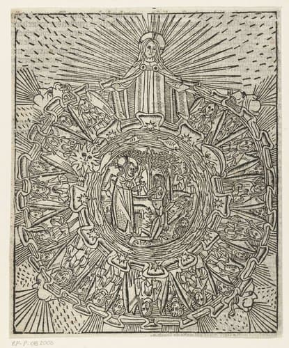 De schepping by Master of Delft