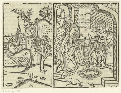 Geboorte van Christus by Master of Delft