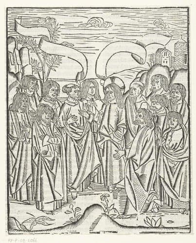De belijdenis van Petrus by Master of Delft