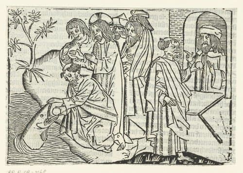 Petrus en de tempelbelasting by Master of Delft