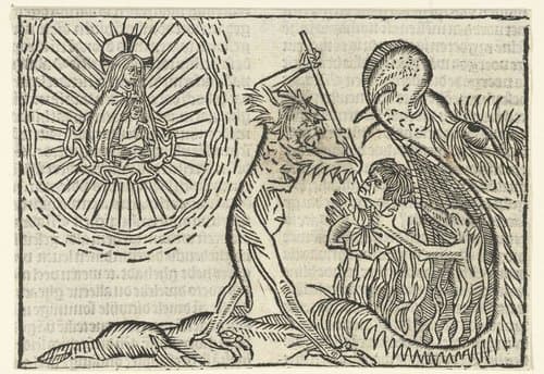 Parabel van Lazarus en de rijke man by Master of Delft