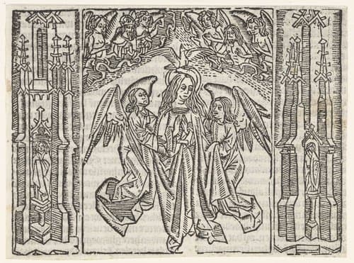 De hemelvaart van Maria by Master of Delft
